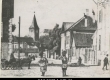 Tartu vaateid 1885. a. R. von Zur-Mühlenilt
Vaade ühele Tartu tänavale, taustal paistmas Jaani kirik, repro Julius Rudolf von zur Mühleni litograafiast - EAA