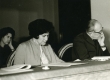 Debora Vaarandi ja August Sang Eesti NSV kirjanike V kongressil Tallinnas 17.02.1966. a. - KM EKLA