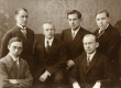 E.Ü.S. "Veljesto" asutajad, esimesed ülikooli lõpetajad 1923/24: A. Annist, J. Mägiste, H. Moora, A. Koort, J. E. Õunapuu, A. Oras - KM EKLA