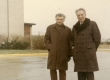 Ives Bonnefoy ja Aleksander Aspel 1967. a. dets. Iowa City lennuväljal. - KM EKLA