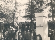 Dr. F. R. Faehlmanni mälestussamba avamispidustuselt 18. V 1930 Toomemäel, Tartus. Faehlmanni Mälestuse Jäädvustamise Komitee esimees K. E. Sööt kannab ette aruande - KM EKLA