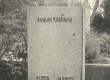 A. Kitzbergi hauasammas Tartu kalmistul enne 1952. a. - KM EKLA