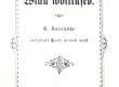 Bornhöhe, E. Villu Võitlused. 1890, Tln. Tiitelleht. - KM EKLA