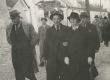 Kirjanike ringreis 1938. a. Vasakult: August Gailit, Artur Adson, Marie Under, Johannes Semper - KM EKLA