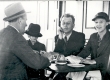 R. Kleis, E. Eesorg, F. Tuglas, E. Tuglas Naroova jõelaeval, suvi 1937 - KM EKLA