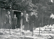 E. Tuglas, P. Kurvits, E. Eesorg, S. Oinas-Kurvits, F. Tuglas Munamäel, juuni 1938 - KM EKLA