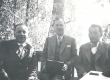 V. Treumann, R. Kleis, F. Tuglas Vehkaniemen harju, Soome, juuli 1938 - KM EKLA
