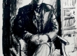 E. Okas "F. Tuglase portree" 18. IV 1946 - KM EKLA