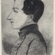 Gogol. Portree profiilis, joonistus 1827