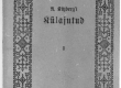 August Kitzberg, "Külajutud", 1915. Kaas. "Noor-Eesti" kirjastus - KM EKLA
