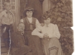 Hans Kitzberg, Rose Järveläinen-Roosmann, Helma Roosmann, Betty Lillestern, tundmatu u 1910. a.  - KM EKLA