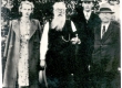 Ernst Peterson-Särgava Vändras 75. a. juubeliaktuse puhul 1943. Par. onupoeg Aado Särgava, Ernst Särgava kõrval tütre Salme lapsed Anna ja Peeter Solba'd - KM EKLA
